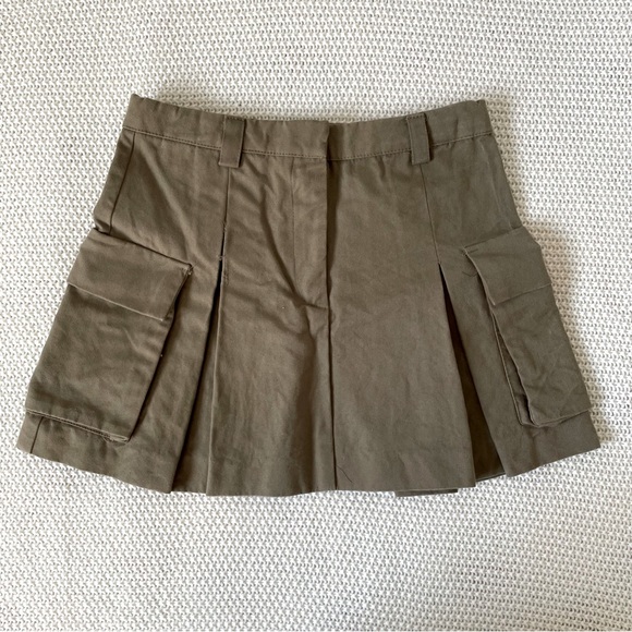 ZARA - Cargo Army Green Skirt - Picture 3 of 7